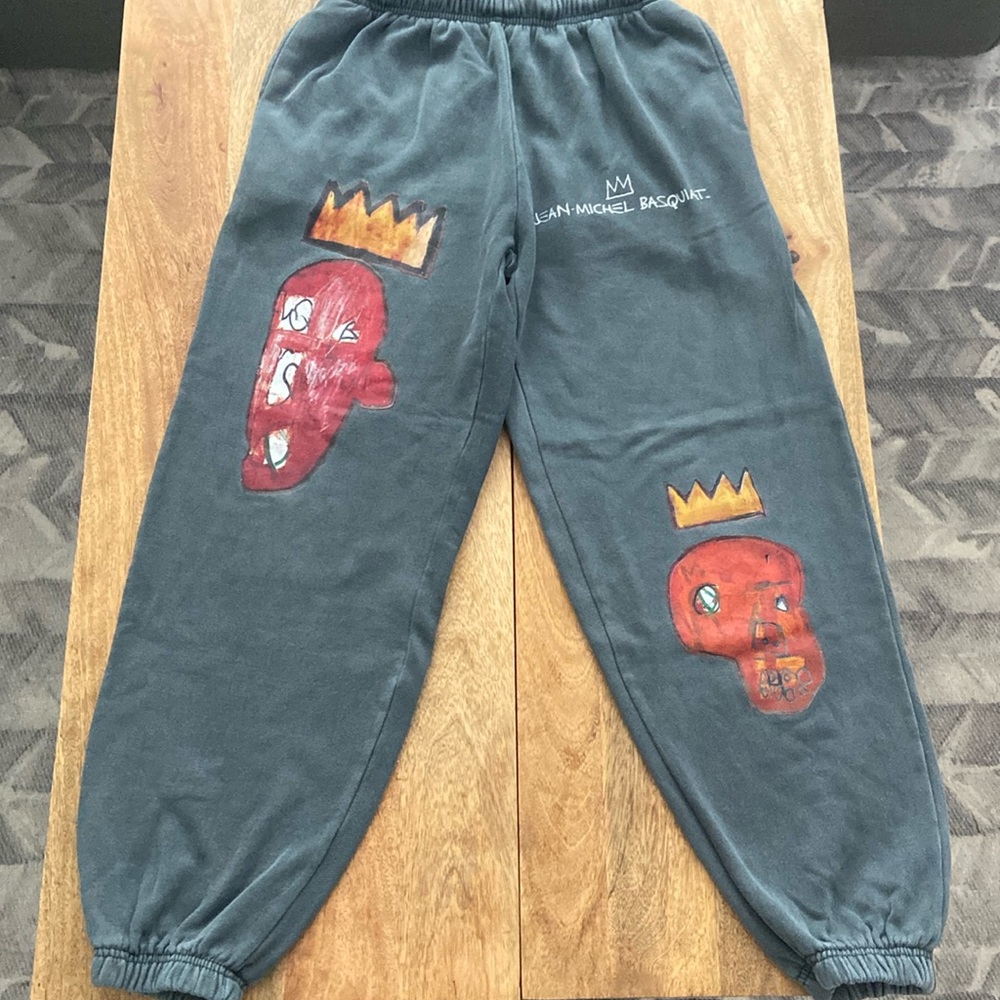 Basquiat Two Kings Graphic Sweatpants